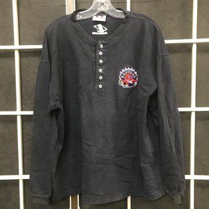 Raptors Henley Vintage 90's Y2K
